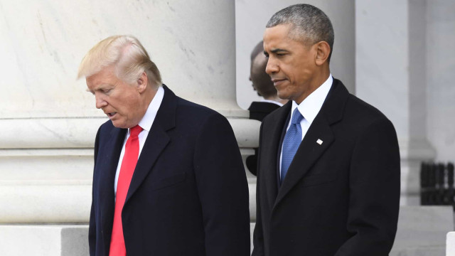 Vídeo partilhado por Trump retrata Barack e Michelle Obama como macacos