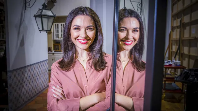 
                    Sara Barradas na SIC. Atriz vai ser a protagonista da nova novela
                