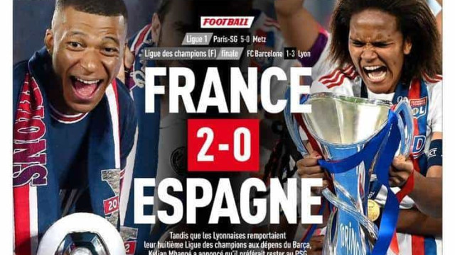 Lá fora: Franceses 'picam' espanhóis com Mbappé e Serie A decide-se hoje 