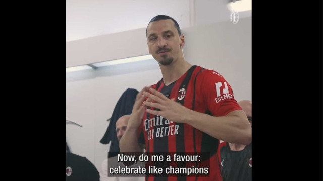 O incrível discurso de Ibrahimovic depois de ser campeão no AC Milan
