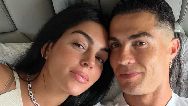 Georgina Rodríguez e Cristiano Ronaldo em almoço romântico por Lisboa