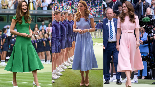 Recorde os visuais que Kate Middleton usou no Torneio de Wimbledon