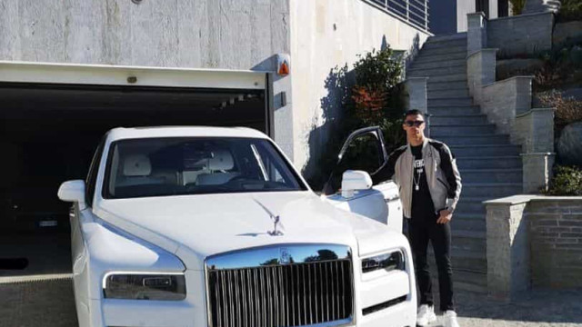 Rolls-Royce de Cristiano Ronaldo bloqueado em Lisboa pela EMEL