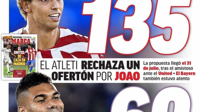 Lá fora: Atlético recusa 135 milhões por Félix e Bernardo Silva pressiona