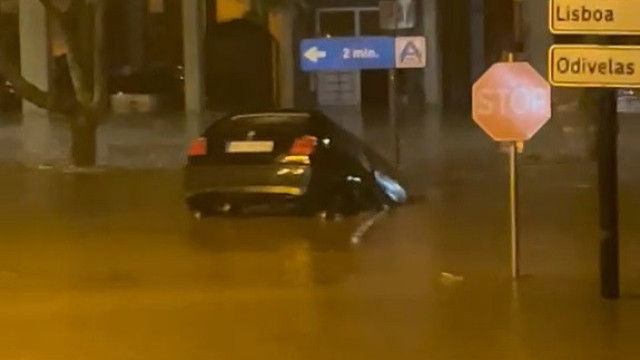Vários túneis e estradas encerradas em Lisboa devido ao mau tempo