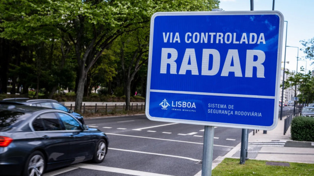 A velocidade máxima apanhada pelos novos radares de Lisboa