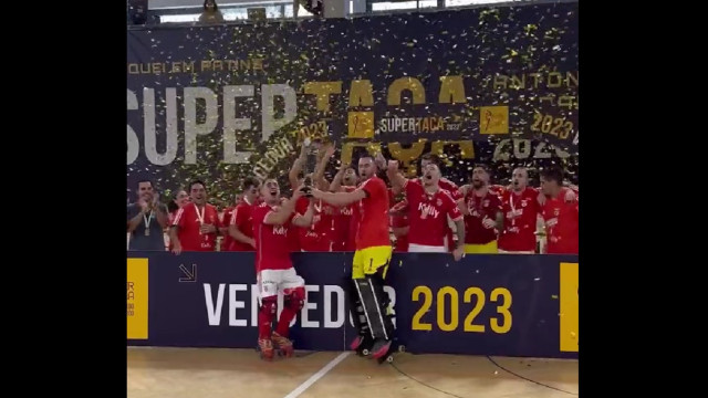 Benfica arrecada nova Supertaça nas modalidades e festeja assim no hóquei