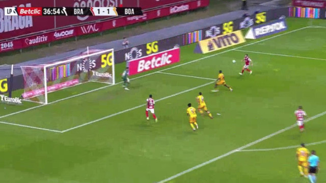 Pizzi assiste, Banza encosta e Sporting de Braga faz a festa