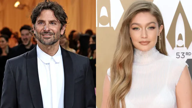 Gigi Hadid e Bradley Cooper a condizer em passeio por Nova Iorque