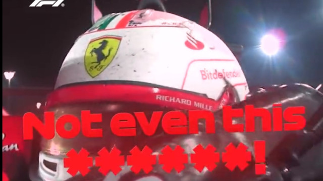 Leclerc queria acabar o ano com 'donuts' e Ferrari... impediu