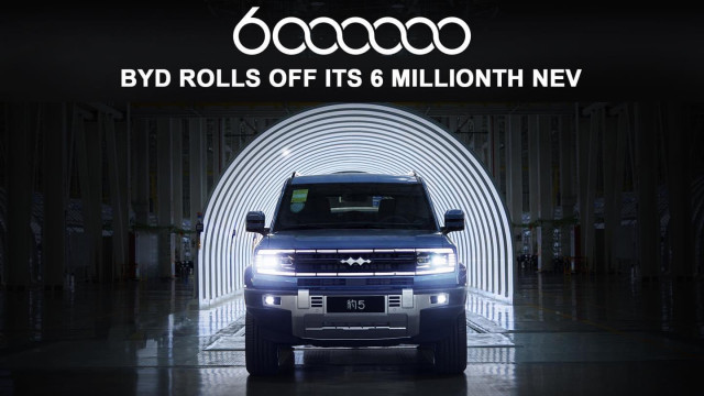 BYD produz 1 milhão de carros em apenas três meses