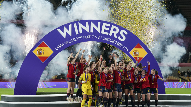 Espanha volta a brilhar no futebol feminino. A festa na Liga das Nações