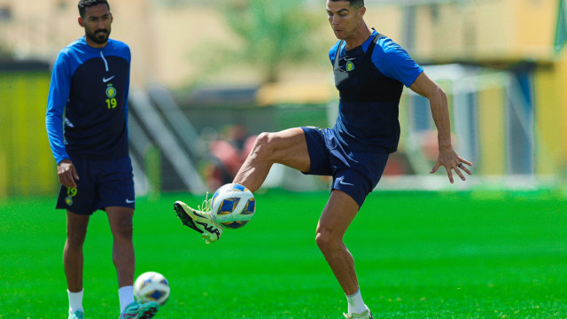 Cristiano Ronaldo focado no regresso. Assim foi o treino do Al Nassr 