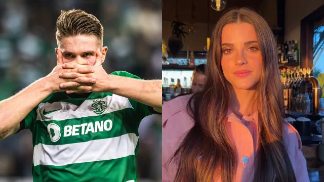 
                    Fotos: Atriz Inês Aguiar em jogo do Mundial para apoiar Gyökeres
                