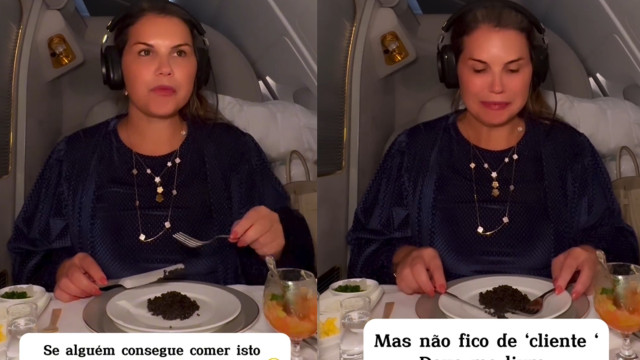 O vídeo hilariante em que Katia Aveiro prova caviar pela 1.ª vez