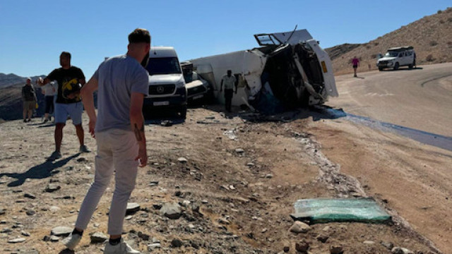 Além das 2 mortes, há 16 portugueses internados após acidente na Namíbia