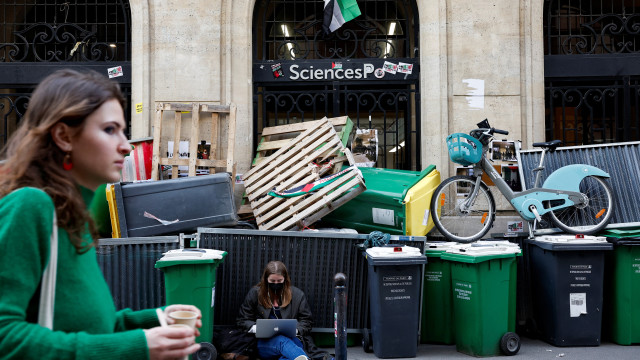 Protesto de estudantes pró-Palestina paralisa universidade em Paris
