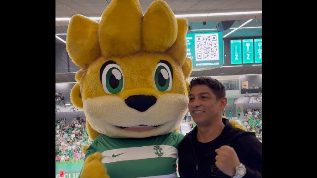 Mário Jardel apoiou voleibol do Sporting e ainda 'brincou' com... o Jubas