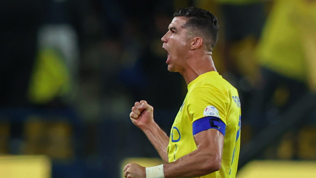 A curta reação de Cristiano Ronaldo após apontar novo hattrick