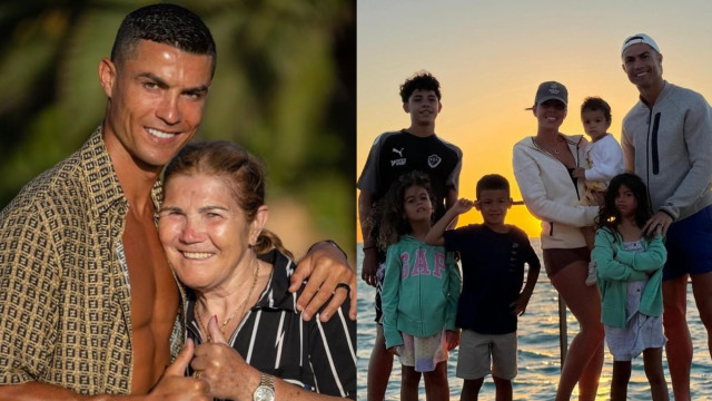 Cristiano Ronaldo homenageia as mães da sua vida: Dolores e Georgina