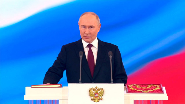 Putin já tomou oficialmente posse como presidente russo (pela quinta vez)