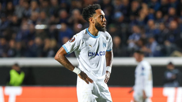 Aubameyang não conteve as lágrimas após Marseille falhar final