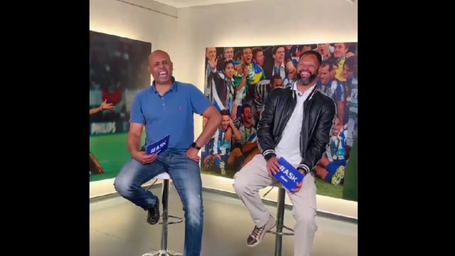 Helton e Rolando recordam final europeia do FC Porto e ficam à gargalhada