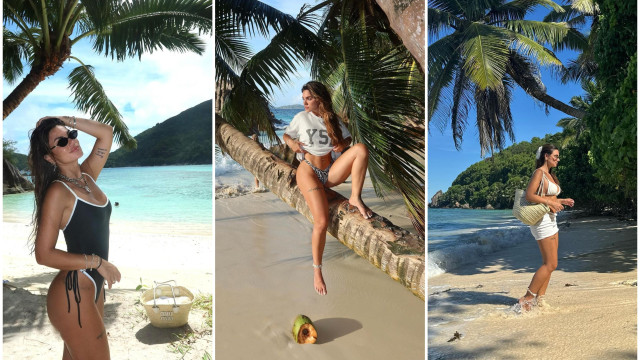 As fotos 'escaldantes' de Liliana Filipa nas ilhas Seicheles