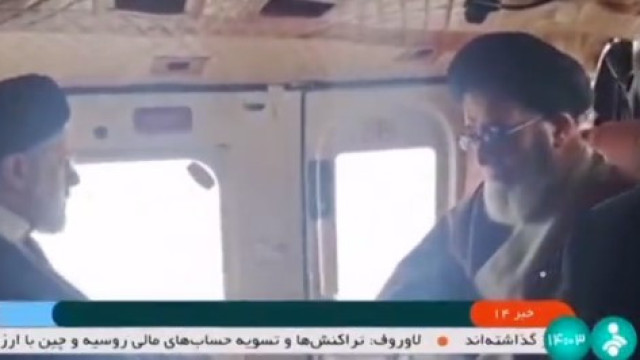 Vídeo mostra presidente do Irão dentro do helicóptero antes do acidente