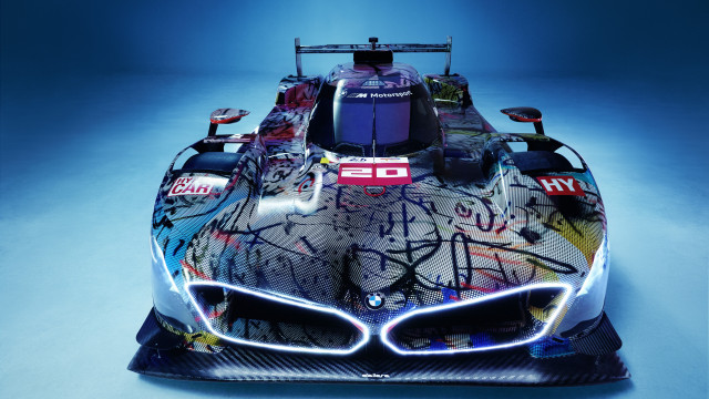 Pintura especial. A BMW vai com este carro às 24 Horas de Le Mans