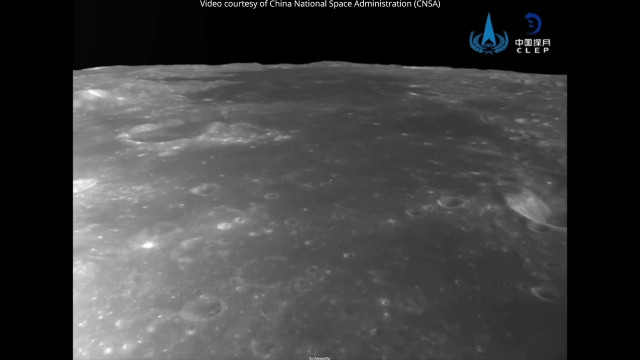 Vídeo mostra sonda chinesa a pousar no lado mais afastado da Lua