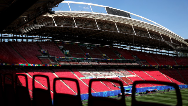 As primeiras imagens da Red Bull Arena pronta para o Portugal-Chéquia