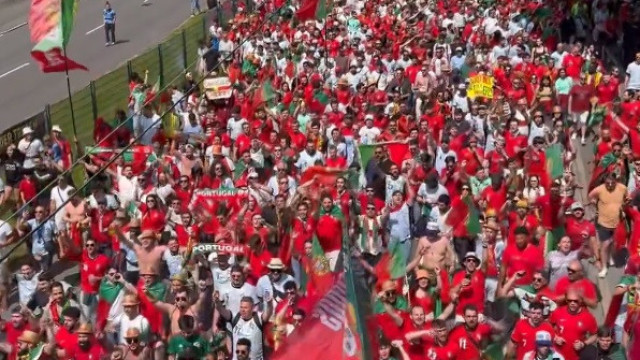 O 'mar de gente' que vai apoiar Portugal no encontro diante da Turquia