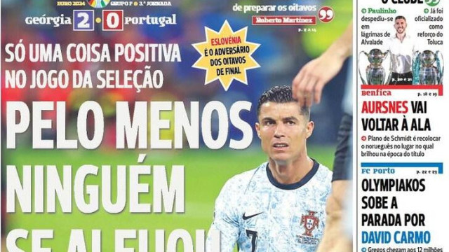 Por cá: Portugal "cai" com António Silva a fazer de 'vilão'