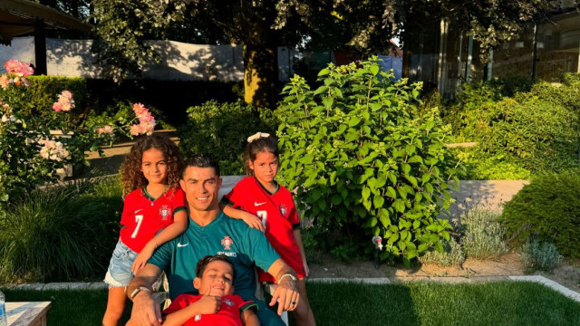 Georgina Rodríguez mostra momentos amorosos de Ronaldo com os filhos