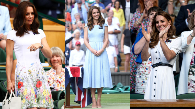 Wimbledon. 16 visuais que Kate Middleton usou no torneio