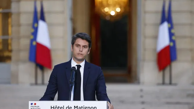 Gabriel Attal oficializa candidatura às presidenciais francesas em 2027