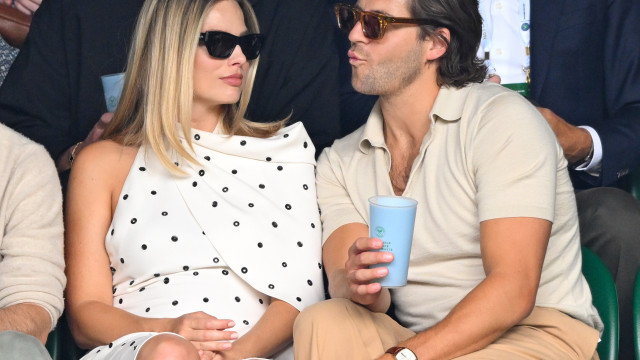 Margot Robbie em 'double date' com Bradley Cooper e Gigi Hadid, em Itália