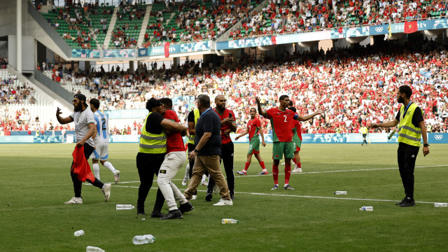 Estreia da Argentina nos Jogos Olímpicos marcada por graves incidentes