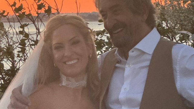 Cristina Areia, filha de Carlos Areia, casou-se (e o ator até cantou)