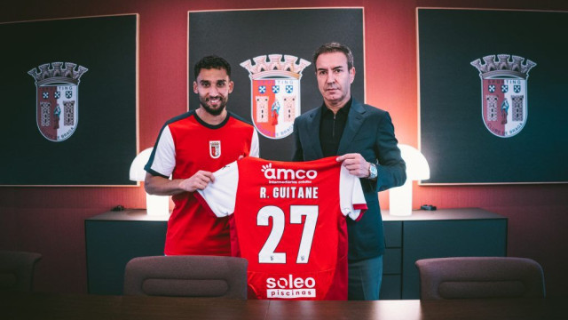 Oficial: Guitane reforça Sporting de Braga por empréstimo do Estoril