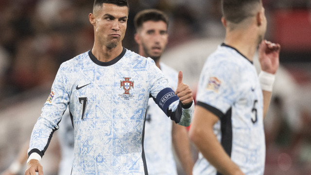 Cristiano Ronaldo reage a triunfo de Portugal na Liga das Nações