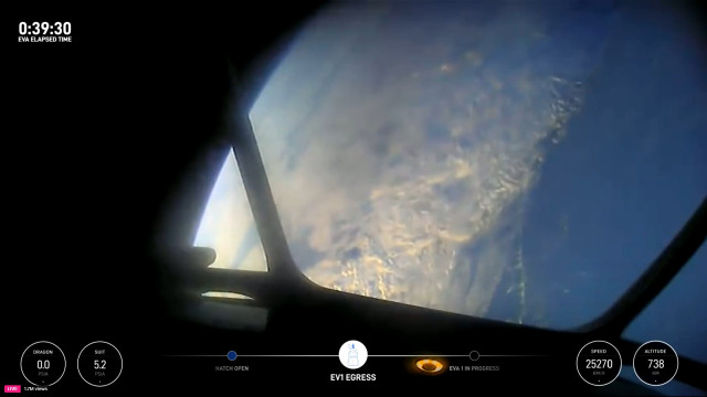 “Um mundo perfeito”. Eis a 1.ª reação após passeio espacial da SpaceX