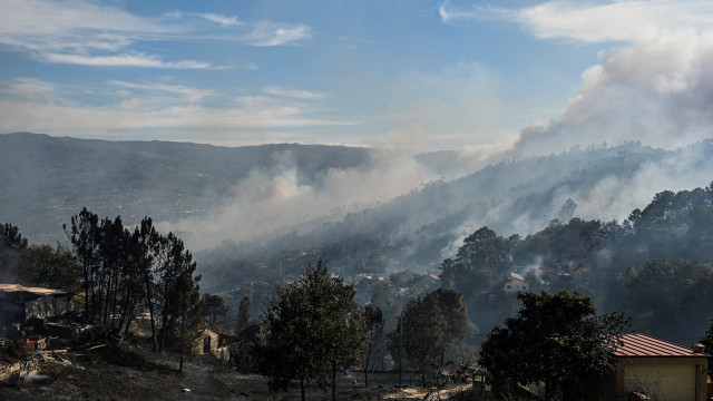  Intensidade de fogos em Baião abrandou mas fica rasto de destruição