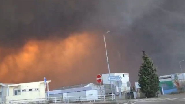 Vídeo mostra caos nas estradas em Albergaria-a-Velha. "No inferno"