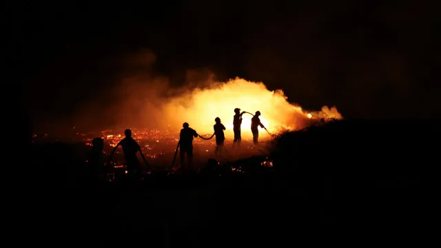 
                    Fogos em Alvito da Beira, Portel e Mirandela mobilizam 1.100 operacionais
                