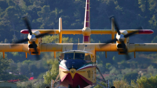 Canadairs italianos já estão a caminho de Portugal