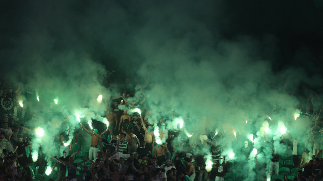 As imagens do regresso do Sporting à Champions que não viu na TV