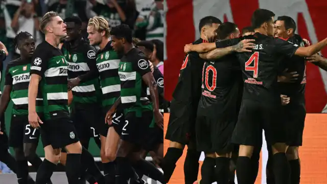 Sporting e Benfica fecham primeira ronda da Champions com sorrisos