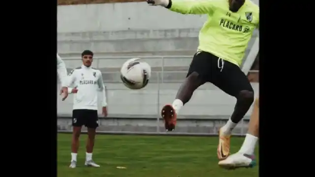 Não faltou animação no último treino do Vitória para defrontar o FC Porto